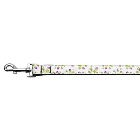 UNCONDITIONAL LOVE Roses Nylon Ribbon Leash Purple 1 inch wide 4ft Long UN749624